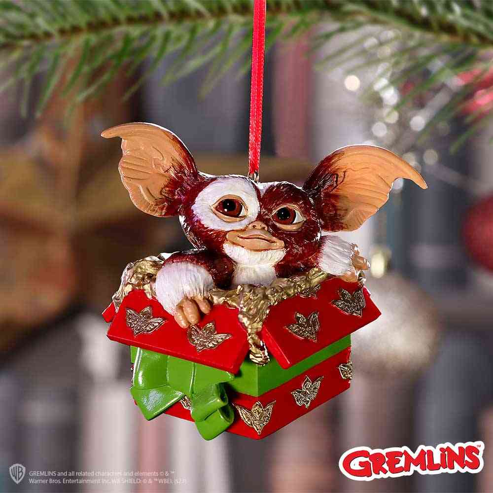 Nemesis Now Gremlins - Gizmo Gift Boule de Noël - Multicolore